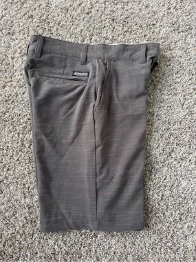 Boys Ron Jon surf style grey hybrid dress shorts size 22